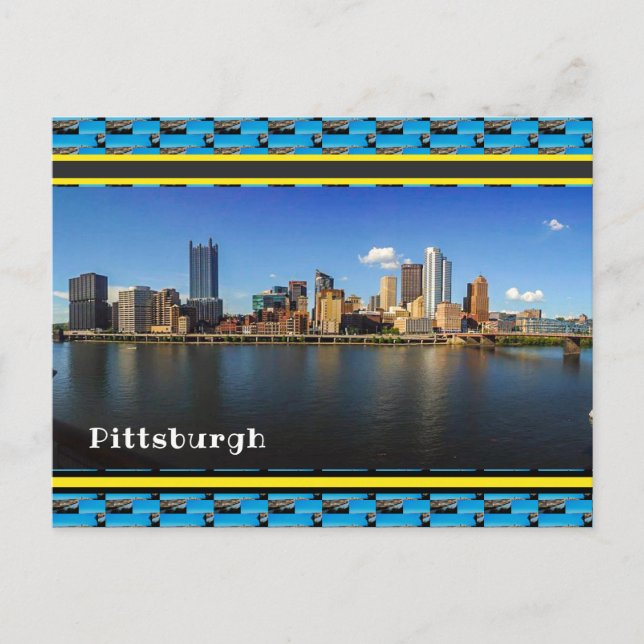 Postal fotográfica de Pittsburgh (Anverso)