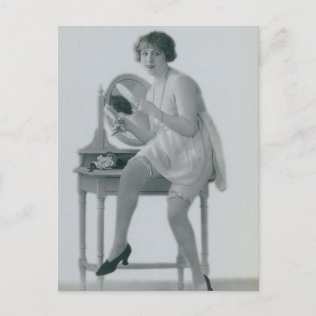 Postal fotográfica de Risque en Francia (Anverso)