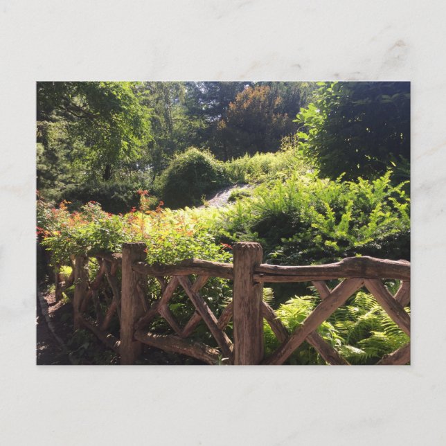 Postal fotográfica de Shakespeare Garden NYC Centr (Anverso)