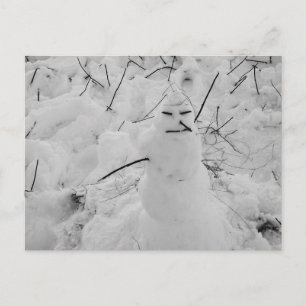 Postal fotográfica de Snowman