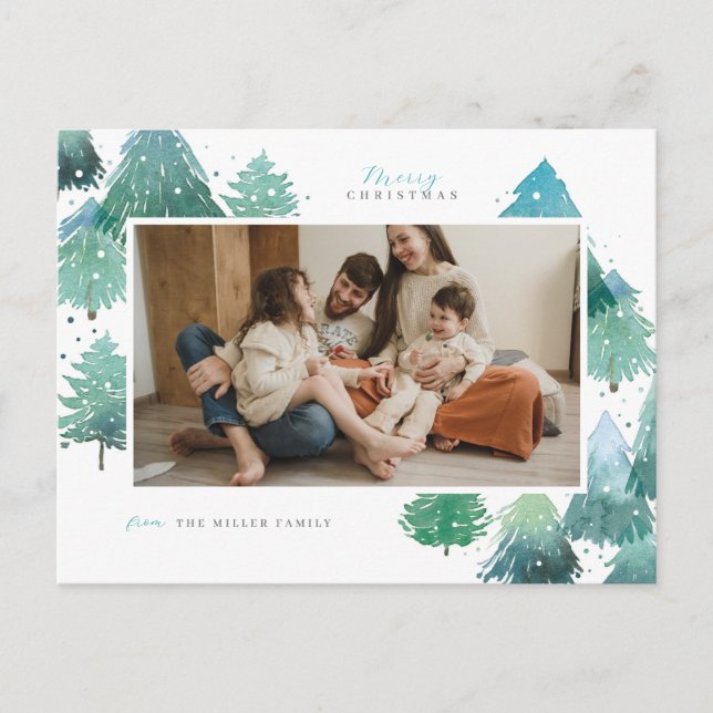 Postal fotográfica de vacaciones acuáticas en invi (Anverso)