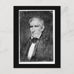 Postal fotográfica de William Henry Harrison