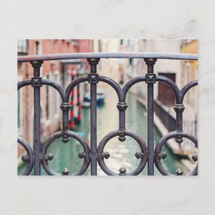 Postal fotográfica del Canal de Venecia Italia
