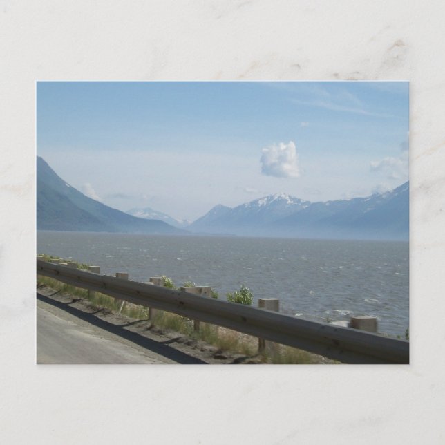Postal fotográfica del Golfo de Alaska (Anverso)