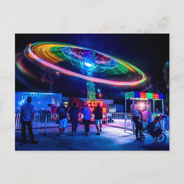 Postal fotográfica "Diversión del Carnaval" (Anverso)