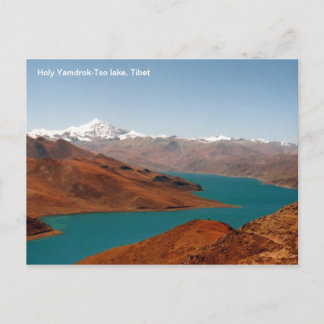 Postal fotográfica Lago Holy Yamdrok-Tso, Tíbet
