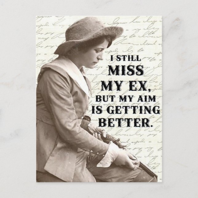 Postal fotográfica occidental vintage (Anverso)