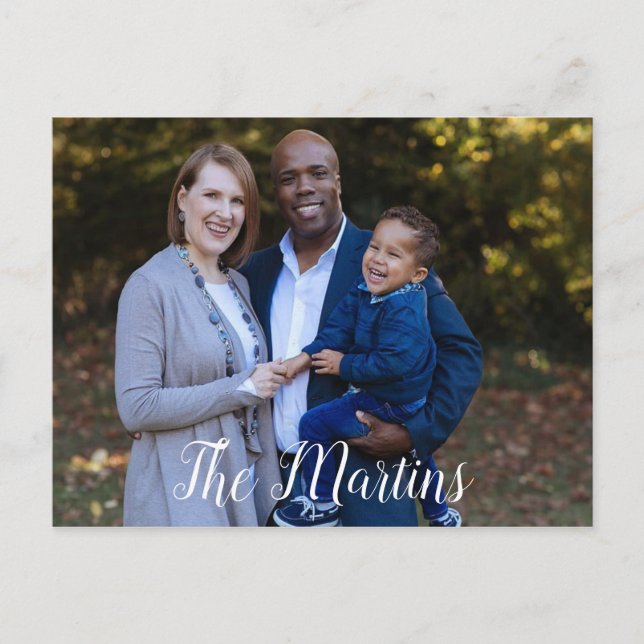 Postal fotográfica personalizada (Anverso)