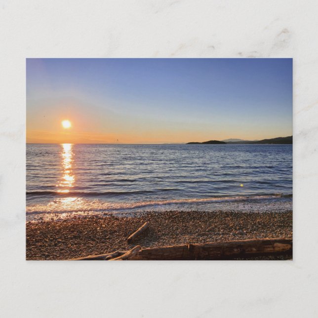 Postal fotográfica Scenic Beach Sunset (Anverso)