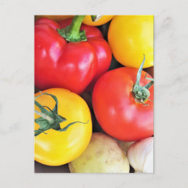 Postal fotográfica Veggie