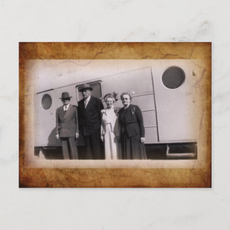 Postal fotográfica vintage