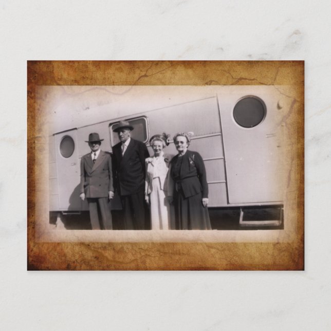 Postal fotográfica vintage (Anverso)