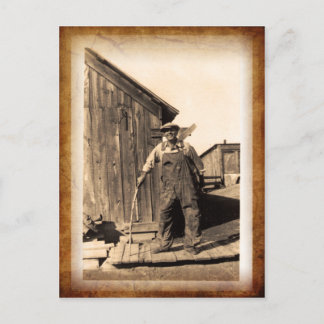 Postal fotográfica vintage