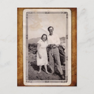 Postal fotográfica vintage