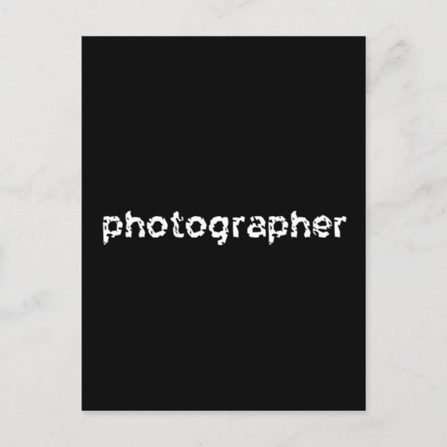 Postal Fotógrafo (Anverso)