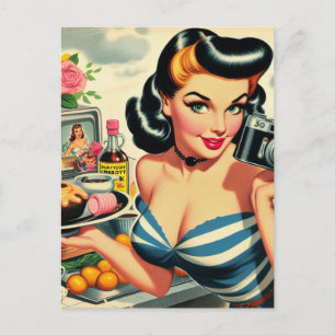 Postal Fotógrafo de cosecha