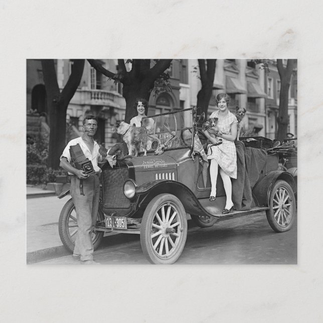 Postal Fotógrafo de viajes, 1927 (Anverso)