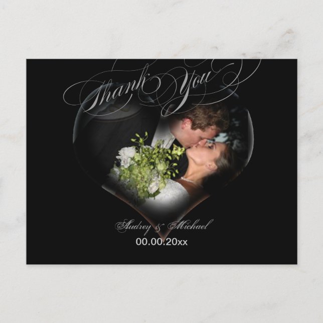 Postal Fotograma fotográfico/Boda de PixDezines (Anverso)