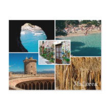 postal fotomontaje de Mallorca - Mallorca