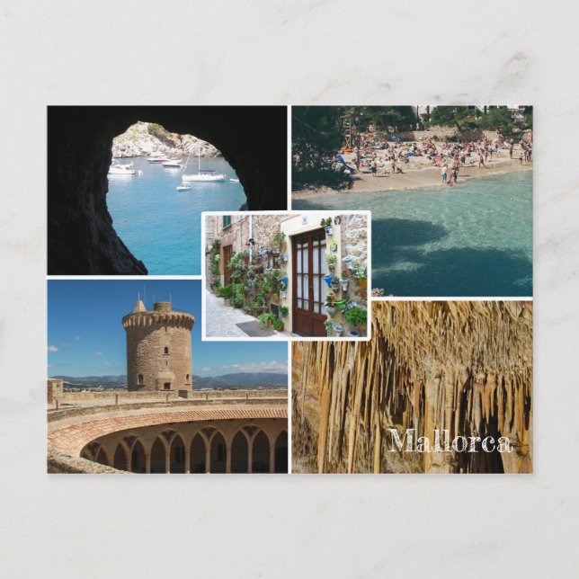 postal fotomontaje de Mallorca - Mallorca (Anverso)