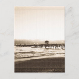 Postal fotomueto del muelle de San Clemente playa de Cali