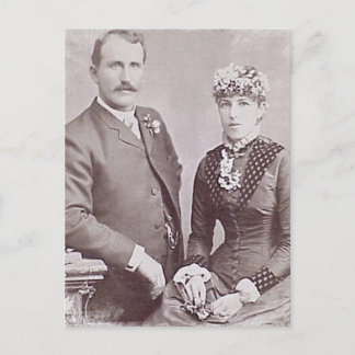 Postal Fotos antiguas de novias románticas y de Groom