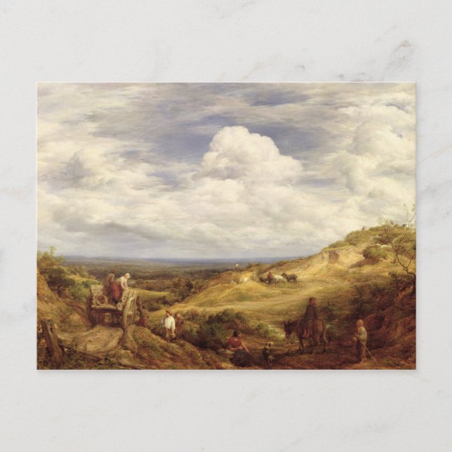 Postal Fotos de arena, Hampstead Heath, 1849 (Anverso)