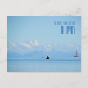 Postal Fotos de bienvenida de Noruega en el océano