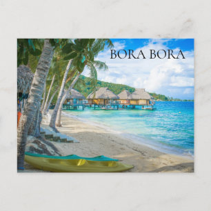 Postal Fotos de Bungalows Sobre el Agua en la Playa de Bo