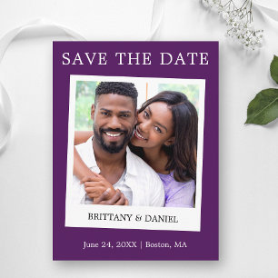 Postal Fotos de cámara instantánea estilo Save The Date p