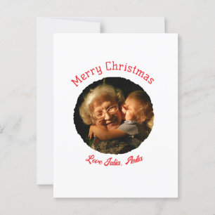 Postal Fotos de la abuela de navidad