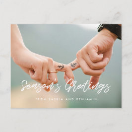 Postal Fotos de las fiestas de los saludos de la temporad