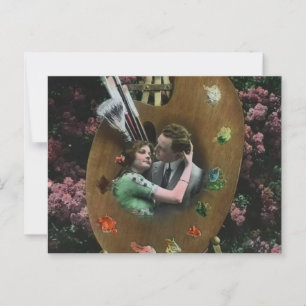 Postal Fotos DE LOS AMANTES DE EDWARDIAN EN LOS ARTISTAS