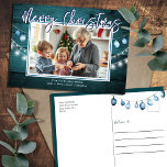 Postal Fotos de Madera Rusa de Feliz Navidad<br><div class="desc">dos Navidades de collage de fotos plantilla de tarjeta de saludo. Todo el texto es ajustable. Opción de envío de fotos y logotipos. Felices vacaciones de tu oficina,  nombre de negocio o propietario de un negocio individual.</div>