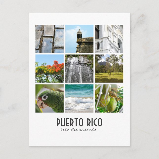 Postal Fotos de Puerto Rico (Anverso)