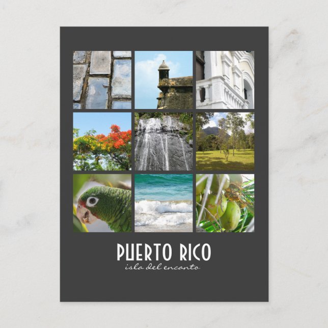 Postal Fotos de Puerto Rico (Anverso)