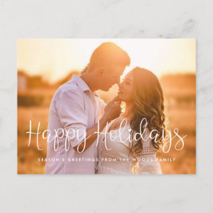 Postal Fotos del guión sinusal de Happy Holidays