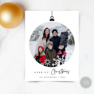 Postal Fotos familiares de Navidades más graciosos, baile