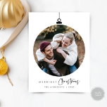 Postal Fotos familiares de Navidades más graciosos, baile<br><div class="desc">Merecidos Navidades. Celebra la temporada con esta foto familiar, Navidades de la tarjeta postal de la escala de pelota . Es totalmente personalizable y personalizado con tus propios mensajes de bienvenida. Por favor, agregue su dirección de devolución para un envío por correo fácil. Es sencillo, fácil, pero moderno, minimalista y...</div>