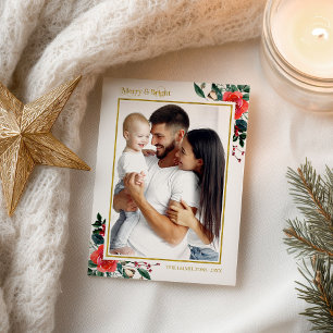 Postal Fotos Florales De Navidades De Feriados Cerebros Y