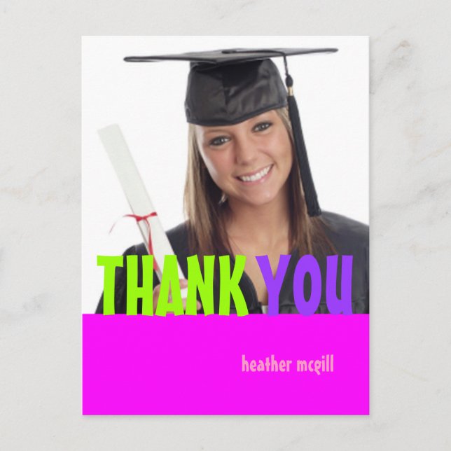 Postal Fotos Gracias postales, miles de colores... (Anverso)