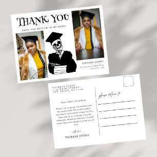 Postal Fotos modernas de guiones en Skeleton Graduation G