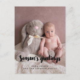 Postal Fotos modernas de la temporada de saludos