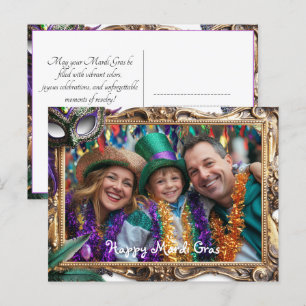 Postal Fotos personalizadas Recuerdos de Mardi