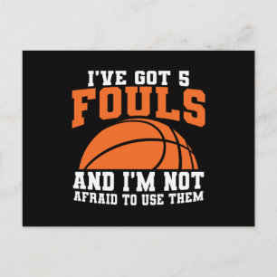 Postal Fouls Basketball   Diseño de baloncesto