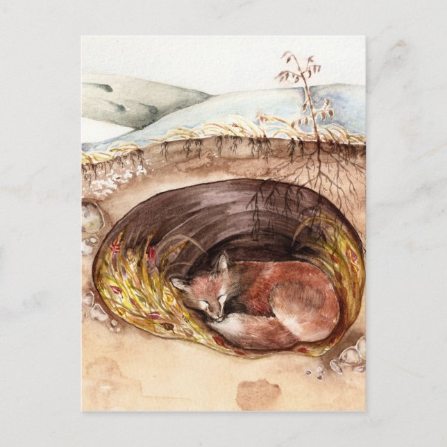 Postal Fox Berry (Anverso)