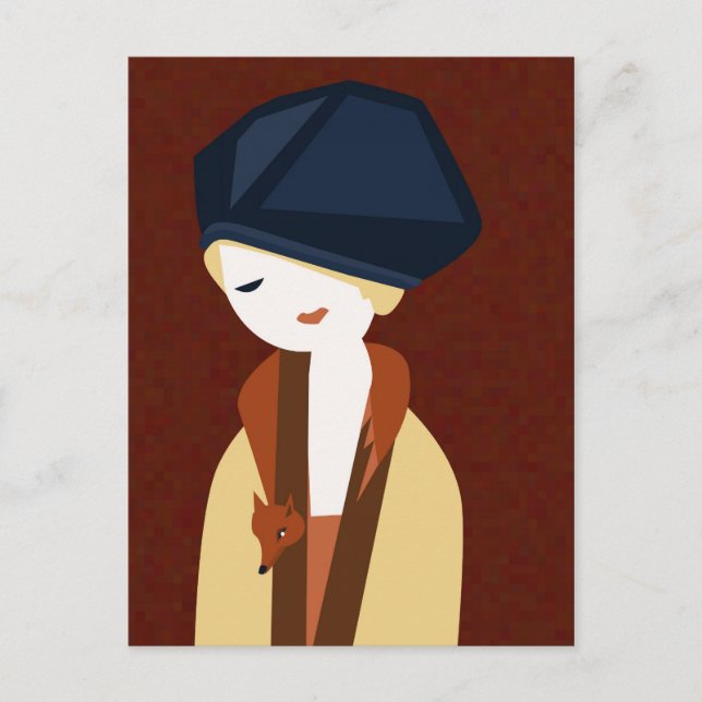 Postal Fox chica (Anverso)
