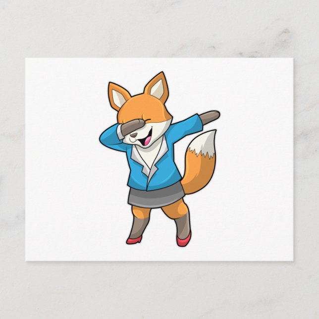 Postal Fox como secretaria de Hip Hop Dance (Anverso)