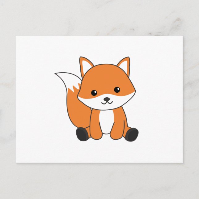 Postal Fox Cute Forest Animal Foxes Red Fox (Anverso)