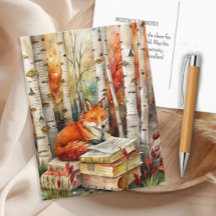 Fox de cosecha rústica: libros Woodland otoño